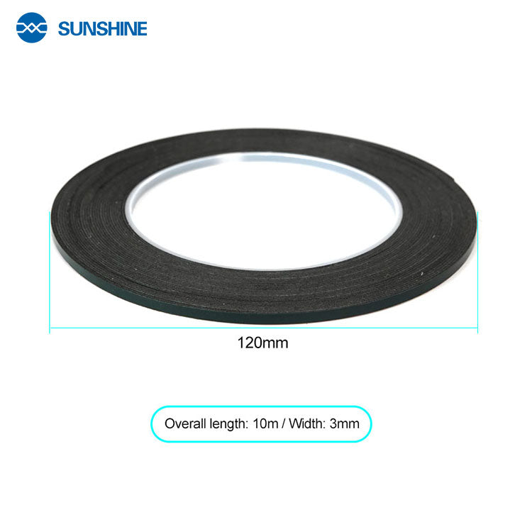 Thickened black glue green film/3MM 3M