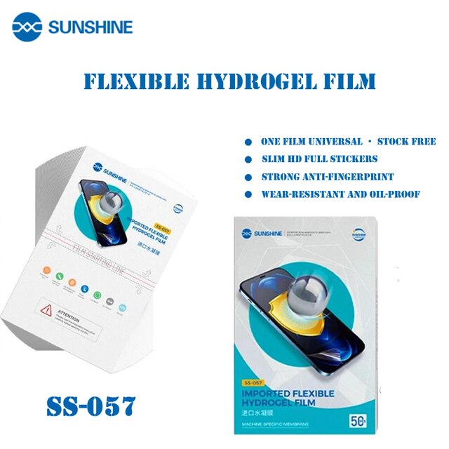 Flat Screen Hydrogel Film (50 PCS/Box)(1st Gen) SUNSHINE 057