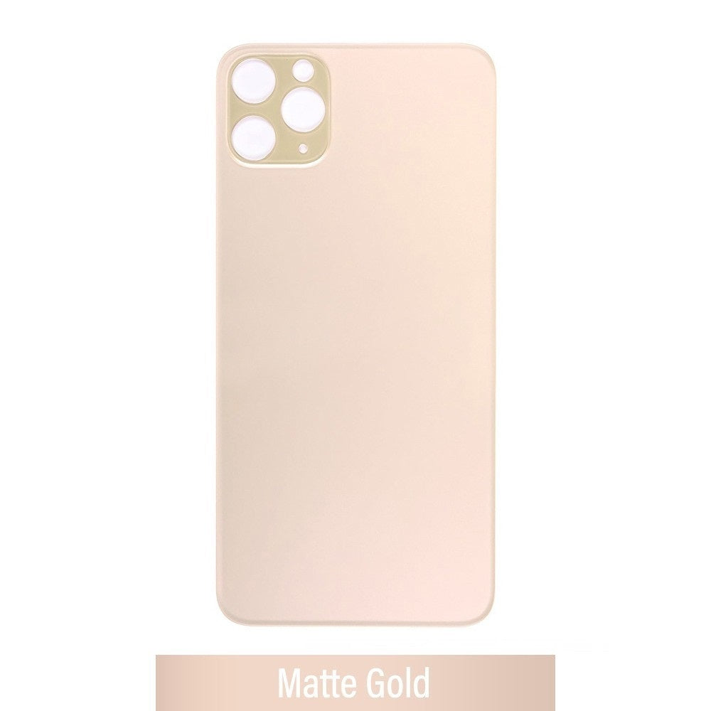 Rear Glass Replacement for iPhone 11 Pro (Camera Frame Aseembly by Factory)- Gold
