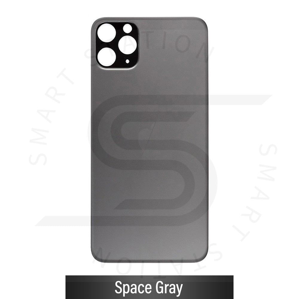 Rear Glass Replacement for iPhone 11 Pro Max (Camera Frame Aseembly by Factory)- Grey