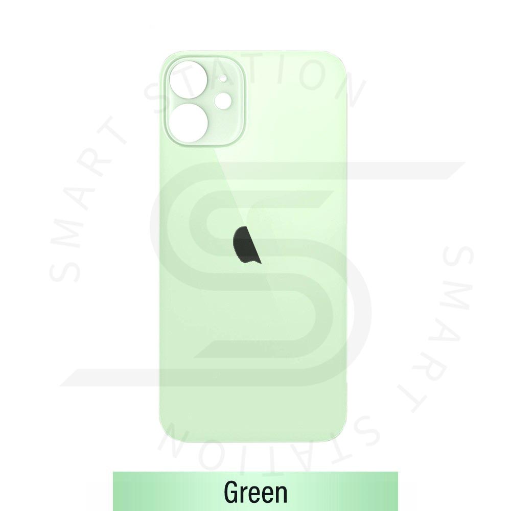 Rear Glass Replacement for iPhone 12 MINI (Camera Frame Aseembly by Factory)- Green