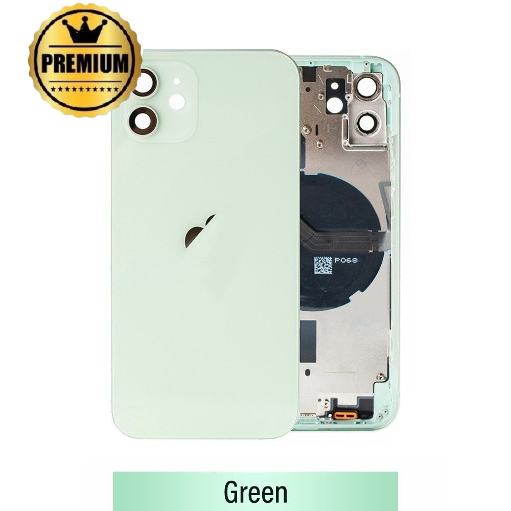Rear Housing with Small Parts for iPhone 12 -Green