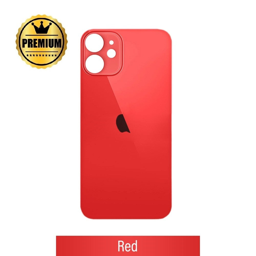 Rear Glass Replacement for iPhone 12 MINI - Red