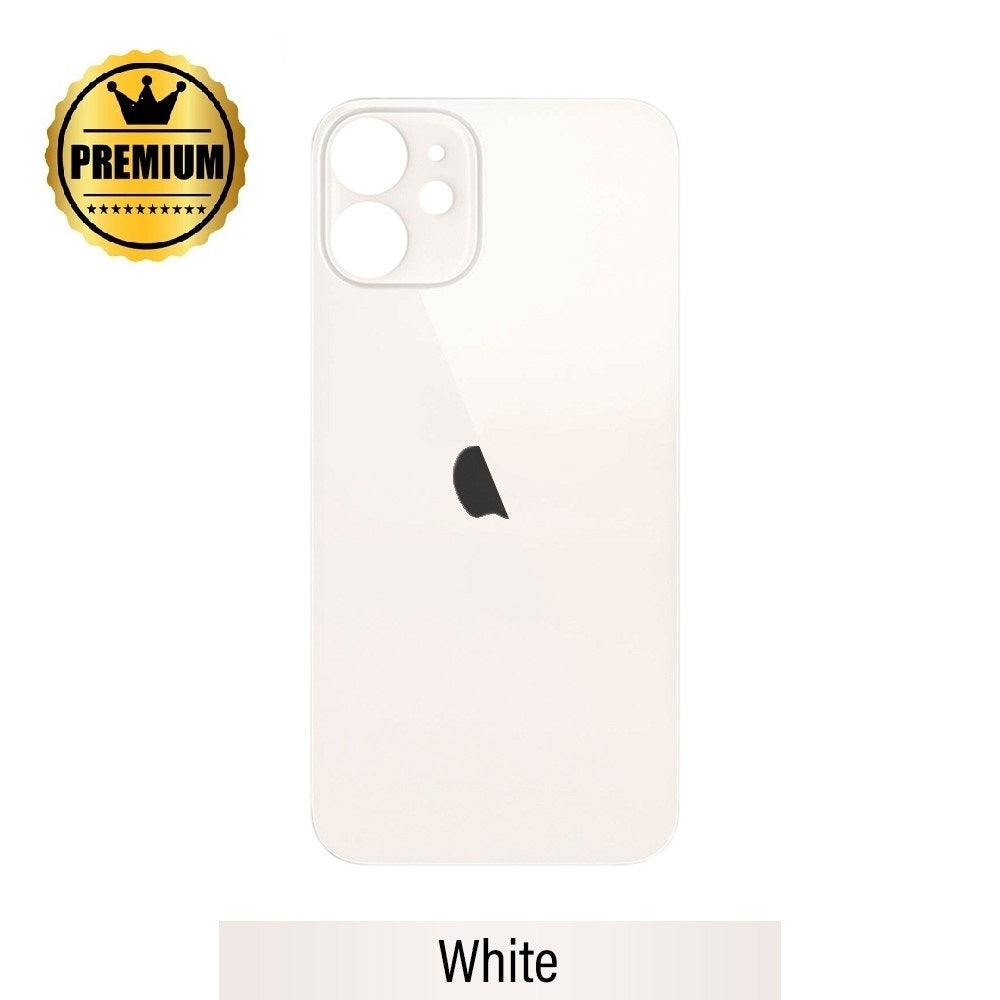 Rear Glass Replacement for iPhone 12 - White