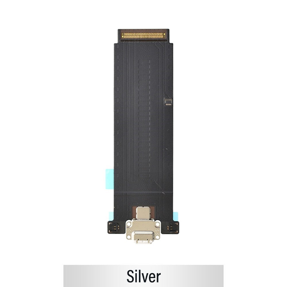 Charging Port with Flex Cable for iPad Pro 12.9 (2017) (Wi-Fi+Cellular)-Silver