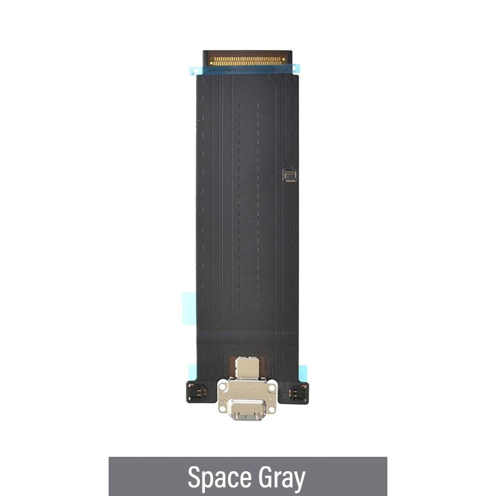 Charging Port with Flex Cable for iPad Pro 12.9 (2017) (Wi-Fi+Cellular) -Space Gray