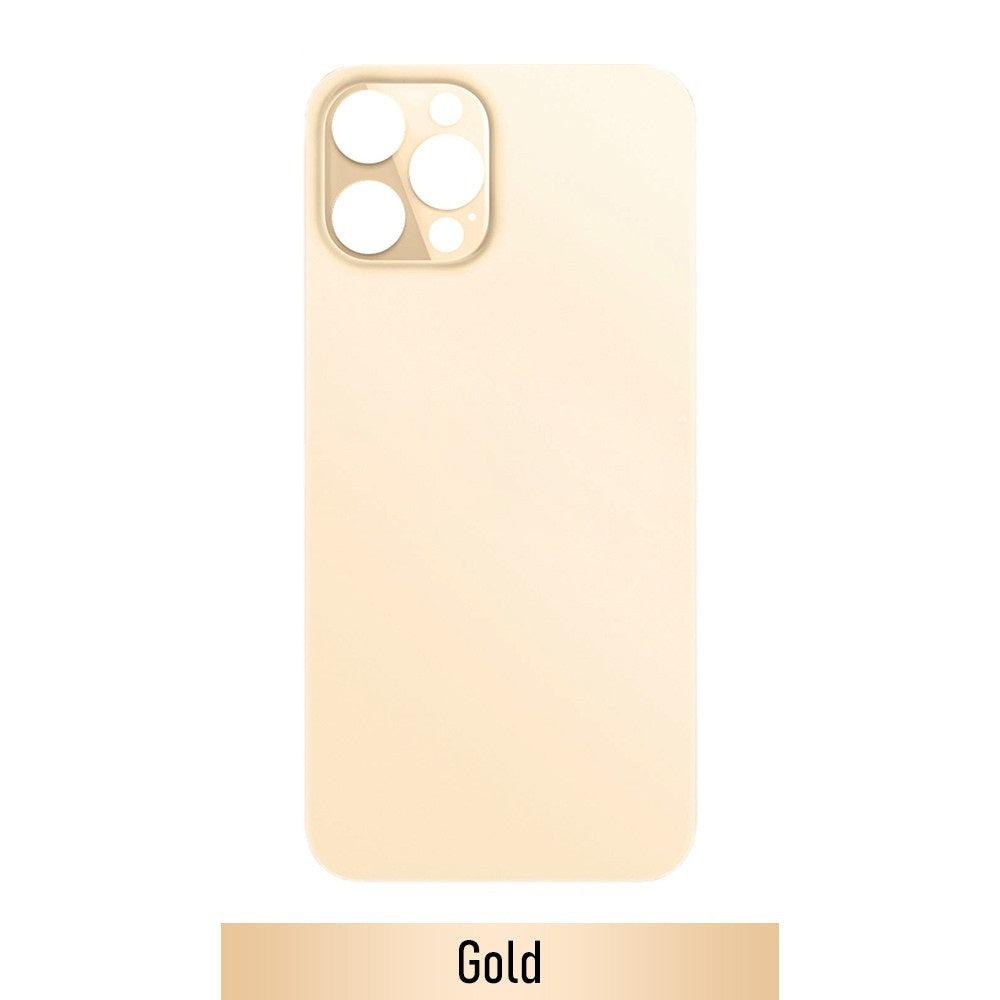 Rear Glass Replacement for iPhone 12 Pro (Camera Frame Aseembly by Factory)- Gold
