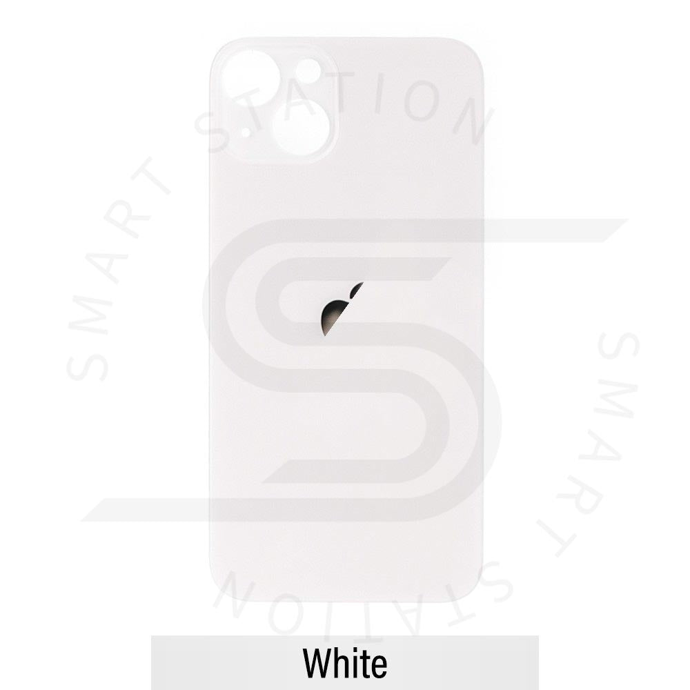 Rear Glass Replacement for iPhone 13 Mini (Camera Frame Aseembly by Factory)- White