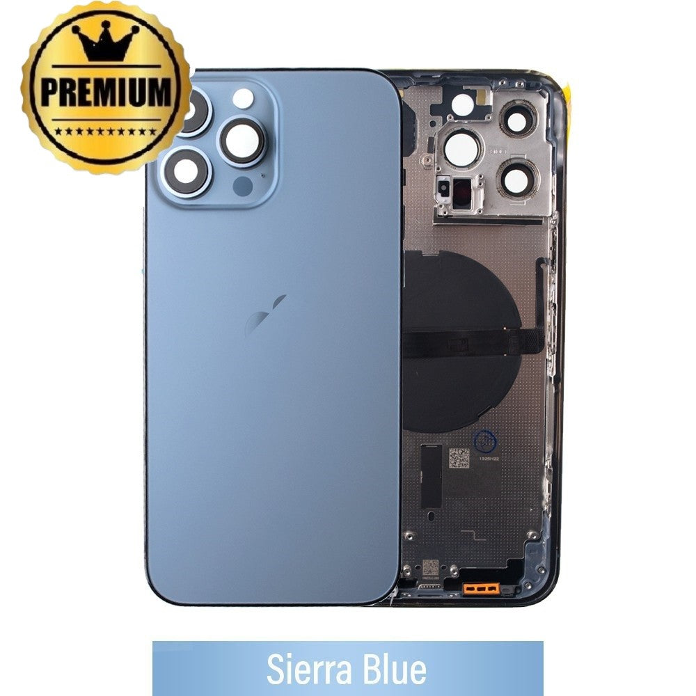 Rear Housing with Small Parts for iPhone 13 Pro Max -Sierra Blue