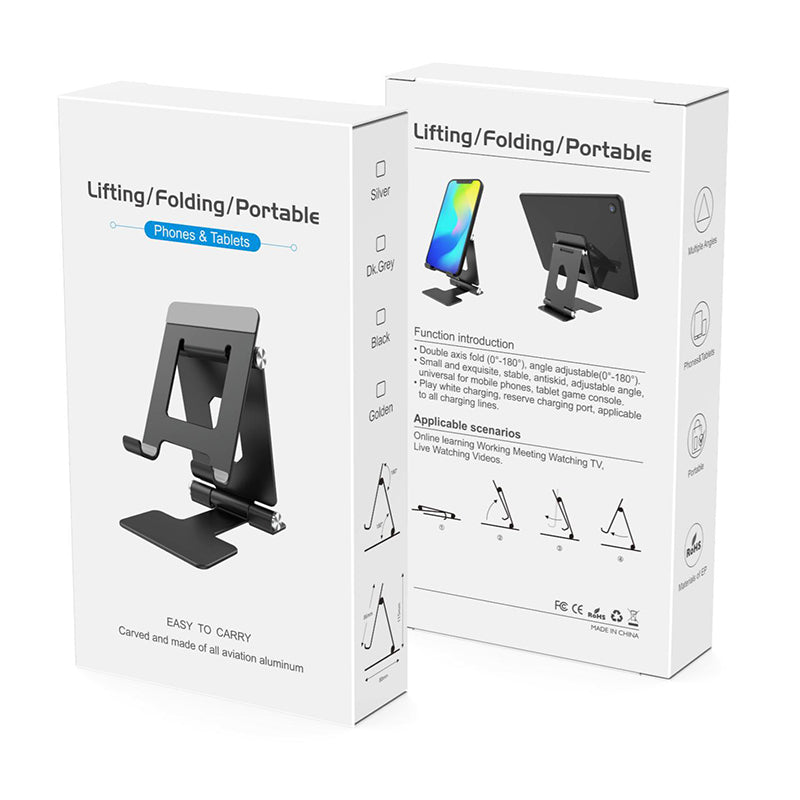 Aluminium Alloy Desktop Stand for Phones (silver)
