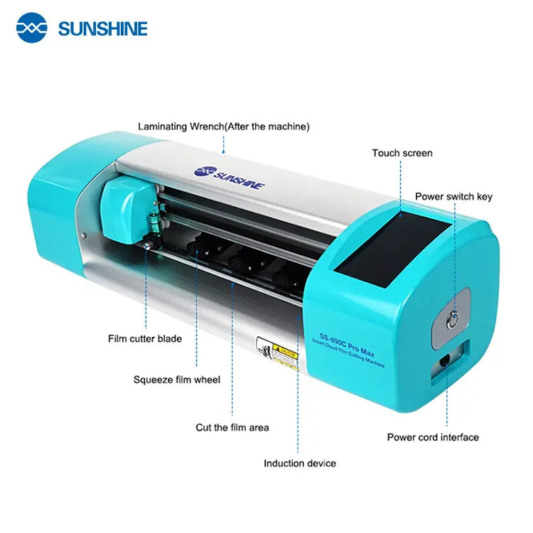 890C Pro Max Hydrogel Film Protector Cutting Machine (up to 16") SUNSHINE