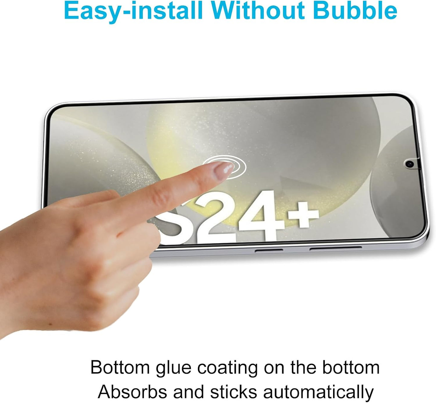 S24 Plus / S25 Plus Screen Protector 2.5D Clear Tempered Glass For Samsung Galaxy