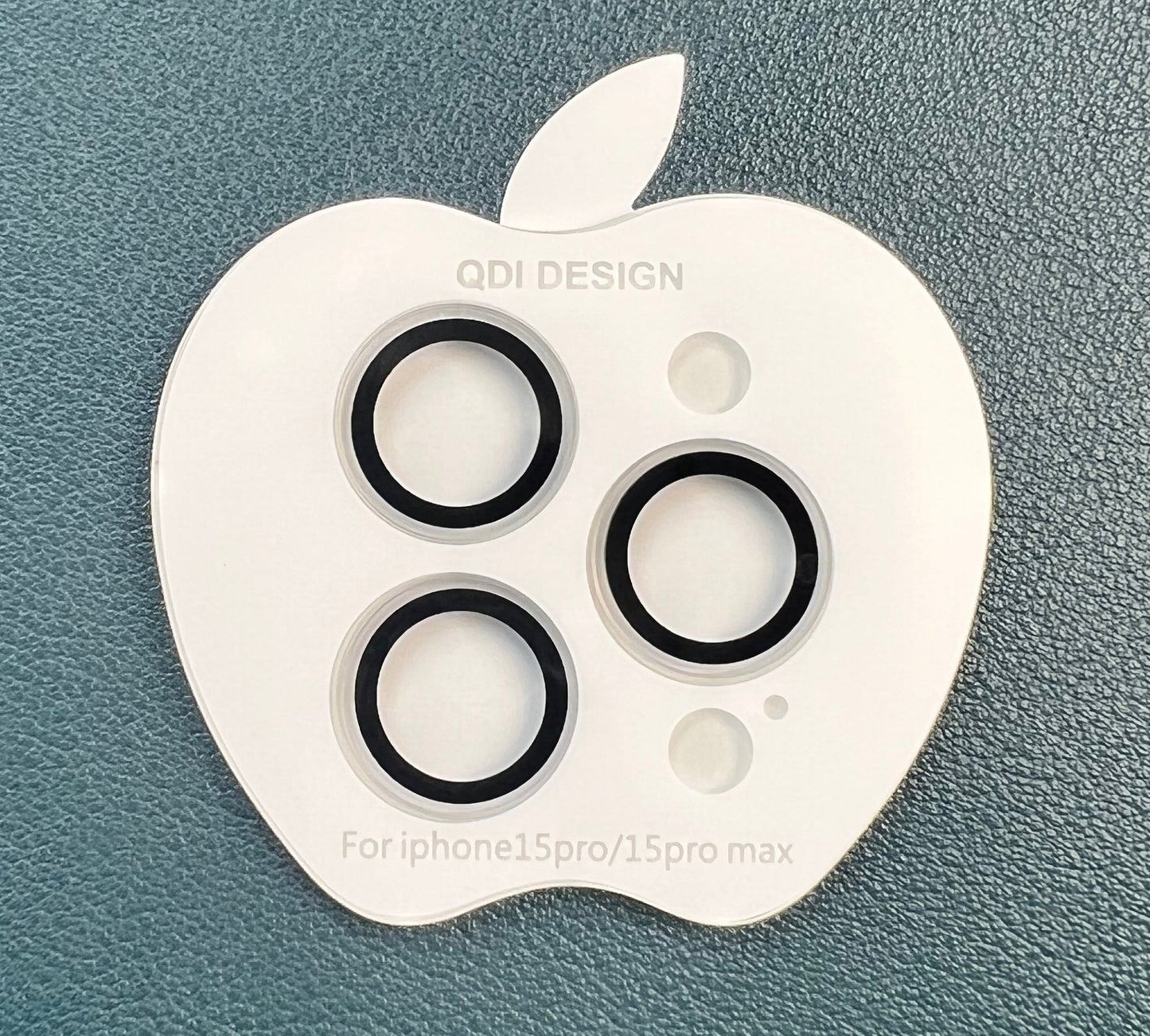Camera Lens Protector For iPhone 15 Pro / 15 Pro Max Individual Ring Cover (Tempered Glass)