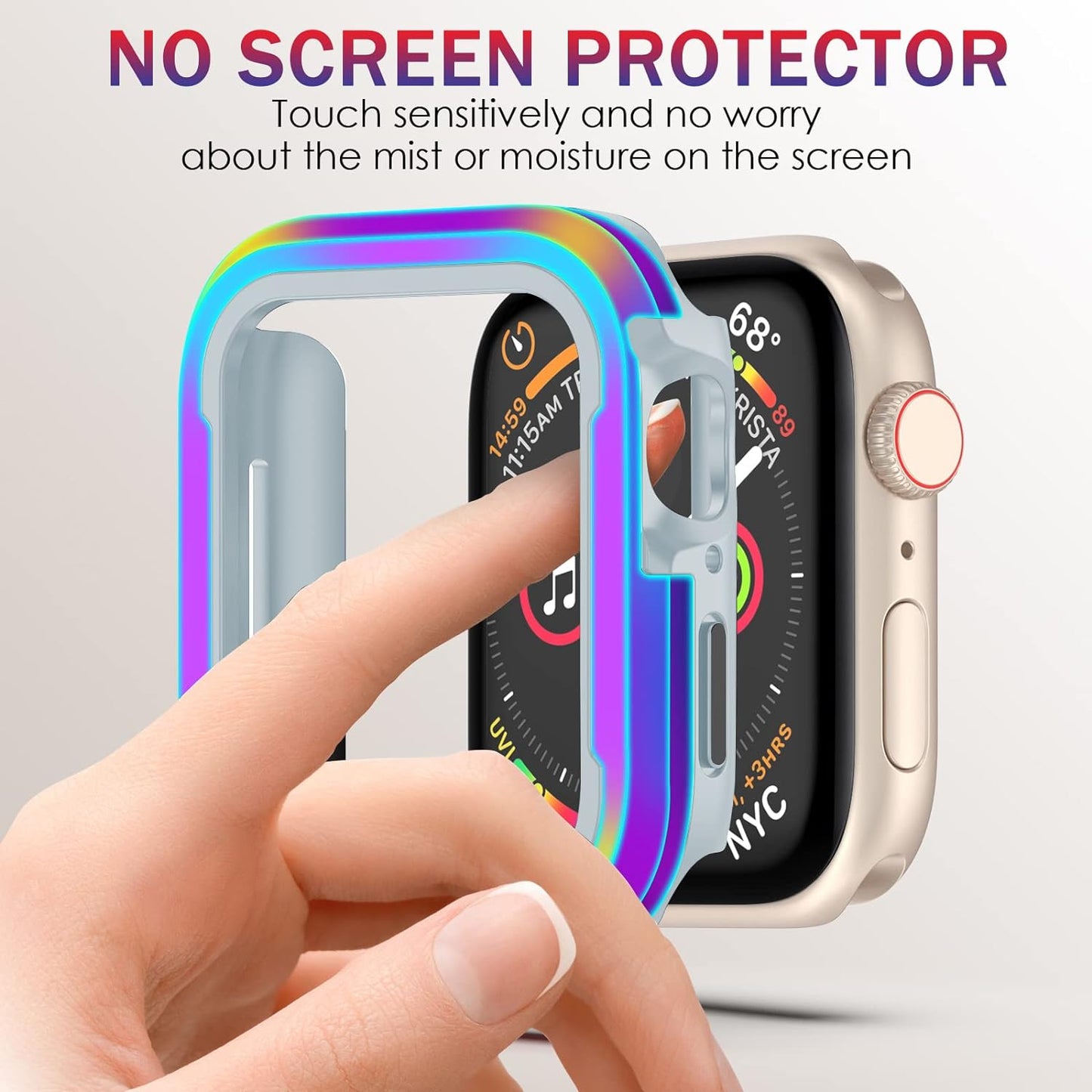 Aluminum Alloy Frame Case/Rainbow Case For Apple Watch
