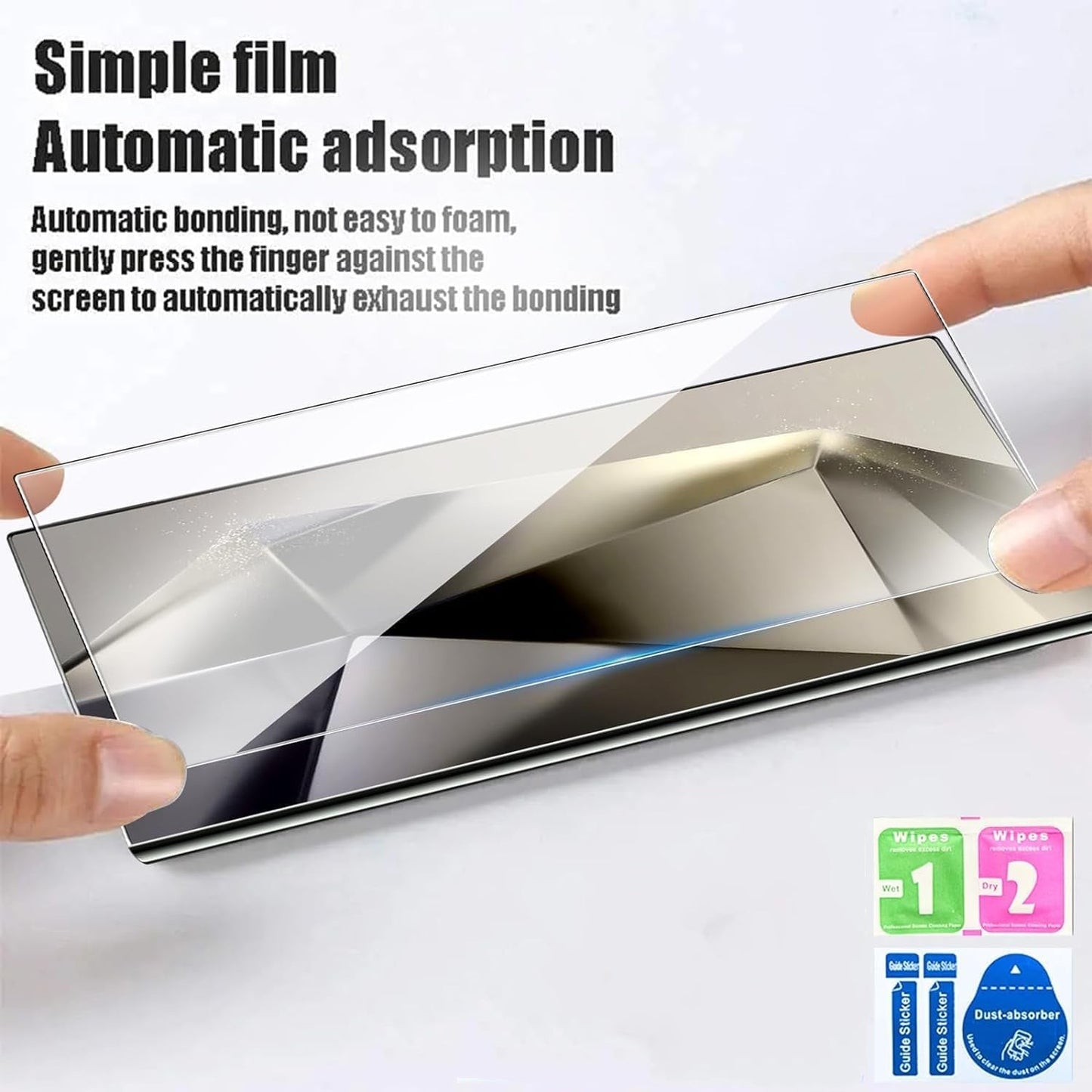 S24 Plus / S25 Plus Screen Protector 2.5D Clear Tempered Glass For Samsung Galaxy