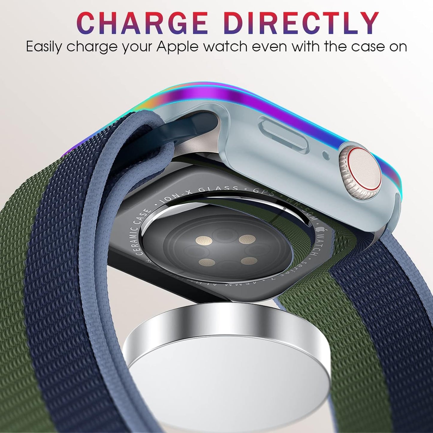 Aluminum Alloy Frame Case/Rainbow Case For Apple Watch