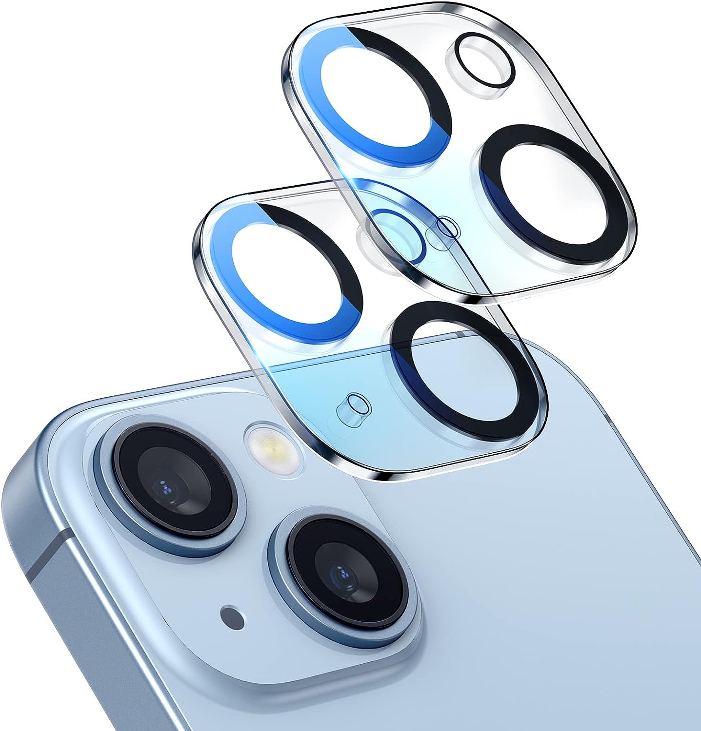 Camera Lens Protector For iPhone 15 / 15 Plus Back Lens Shield (Tempered Glass)