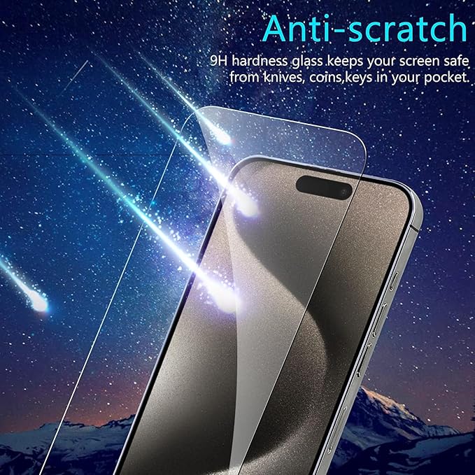 PK Clear Screen Protector For iPhone 16 / 15 / 15 Pro (10 PCS/Box)