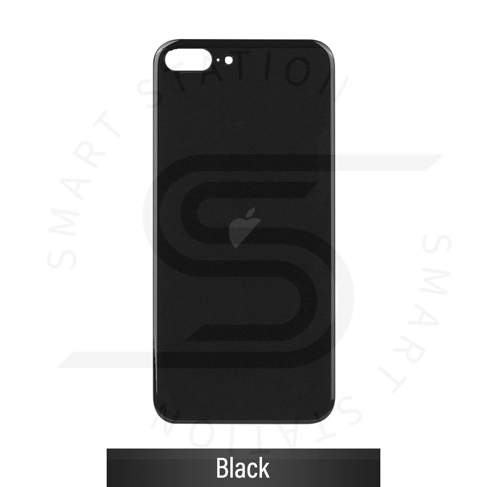 iPhone 8P Back Glass Black (Bigger Camera cut-out)