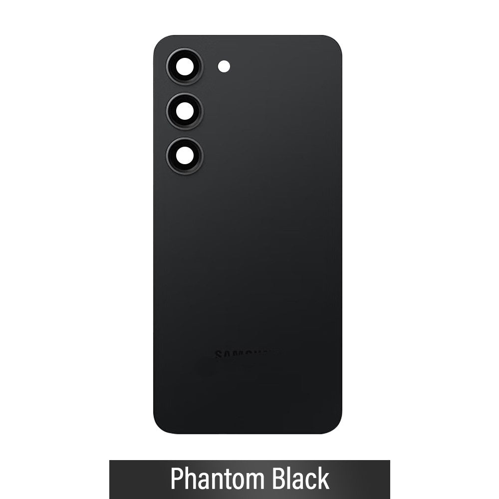 Back Glass Phantom Black for Samsung S23 Plus