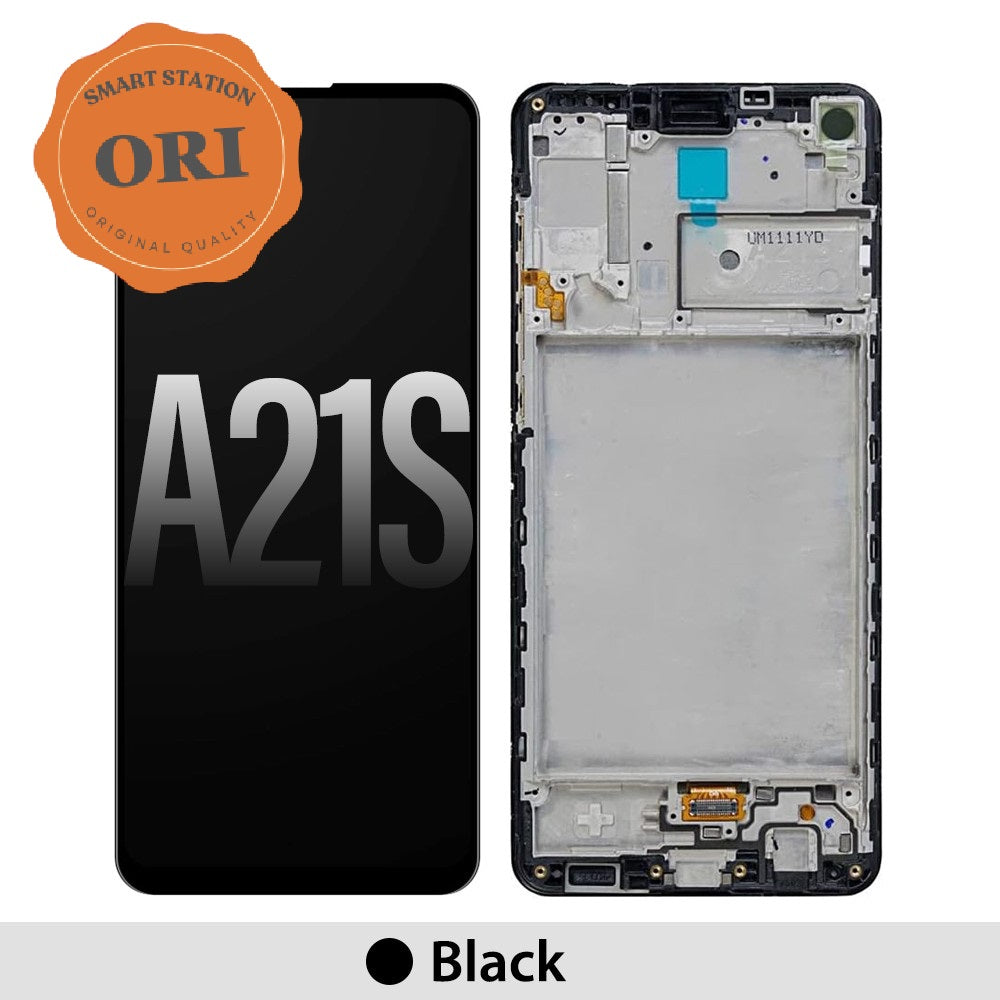 Samsung Galaxy A21s A217F replacement screen with frame