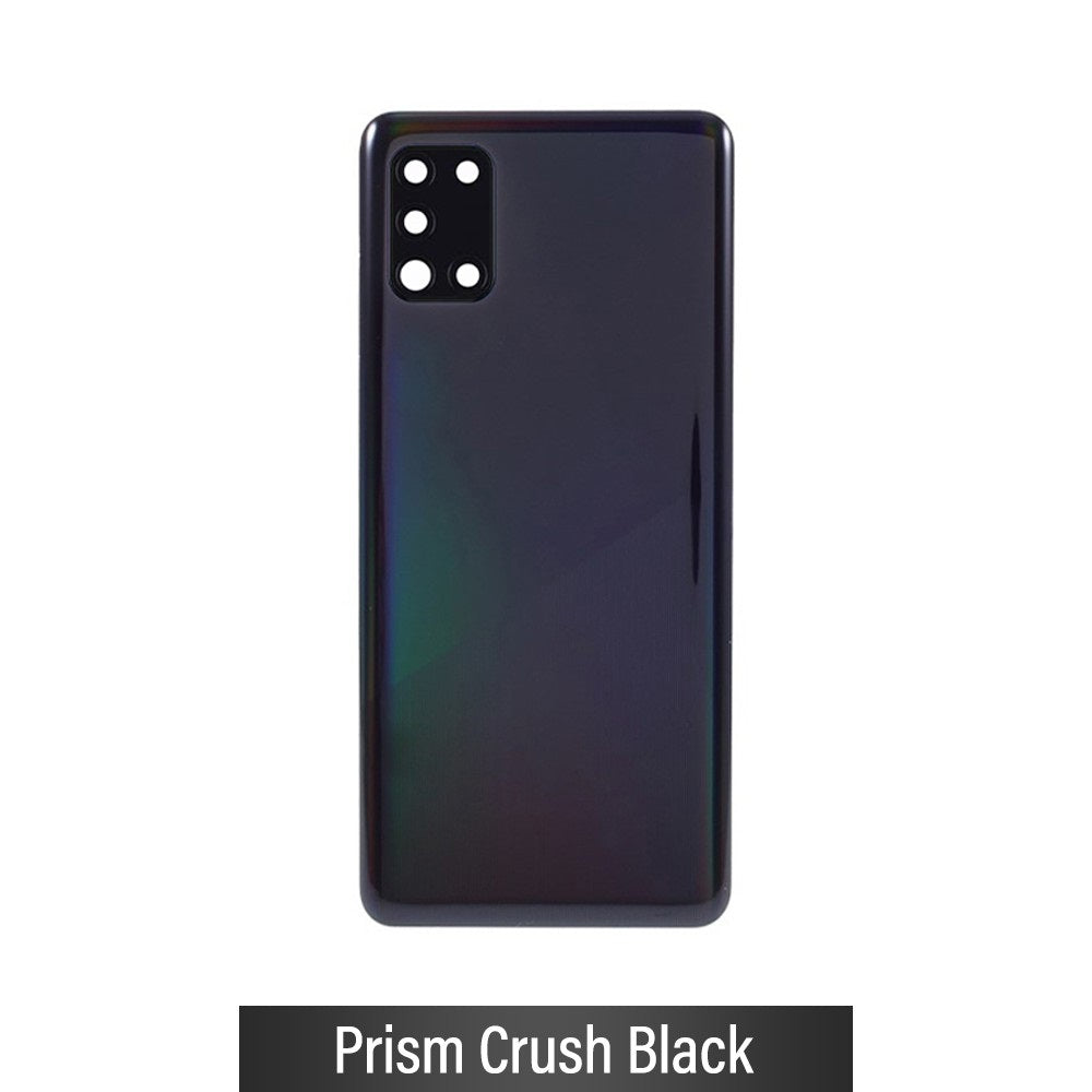 Rear Cover Glass For Samsung Galaxy A31 A315-Black