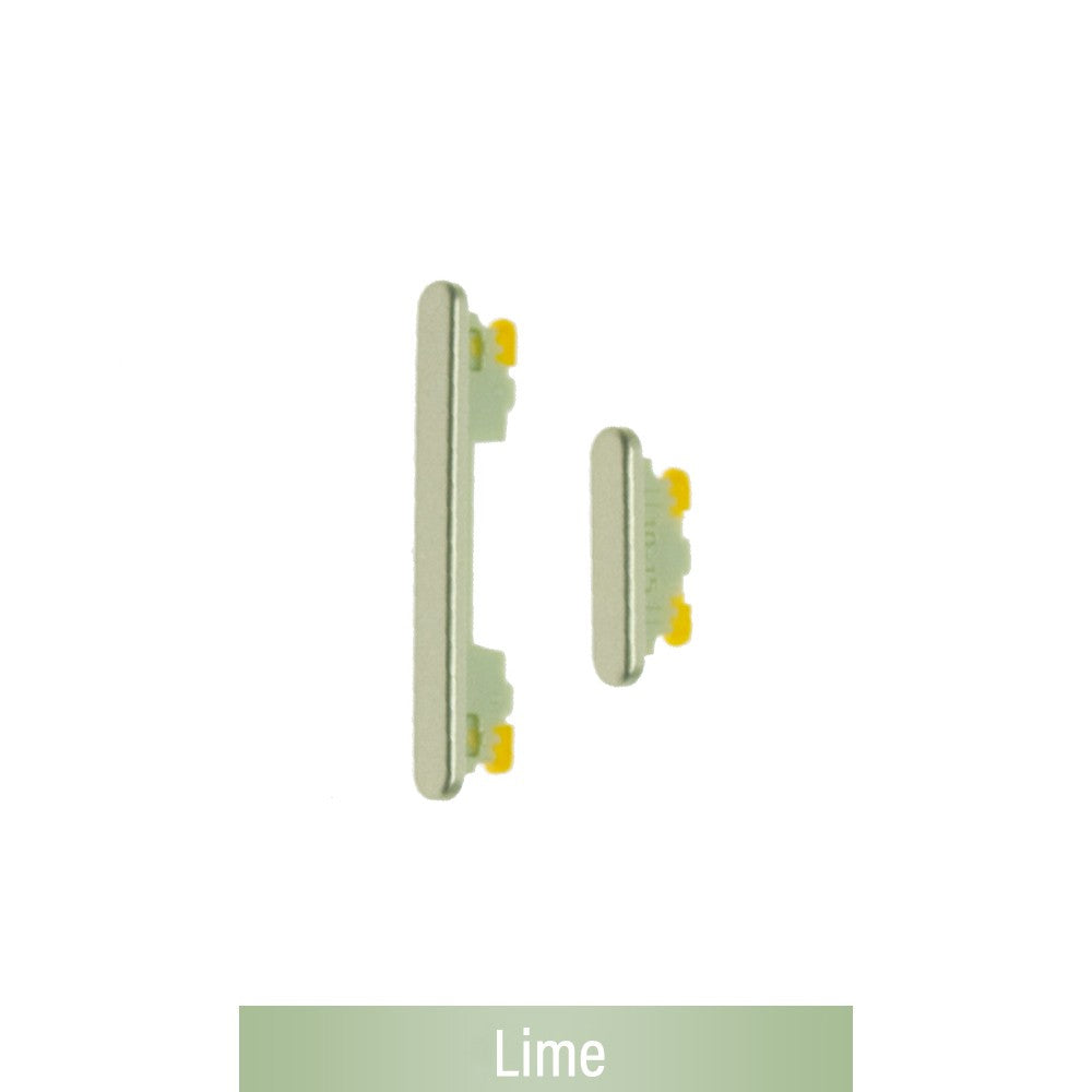 Power & Volume Button Set for Samsung Galaxy A34 5G A346B-Lime