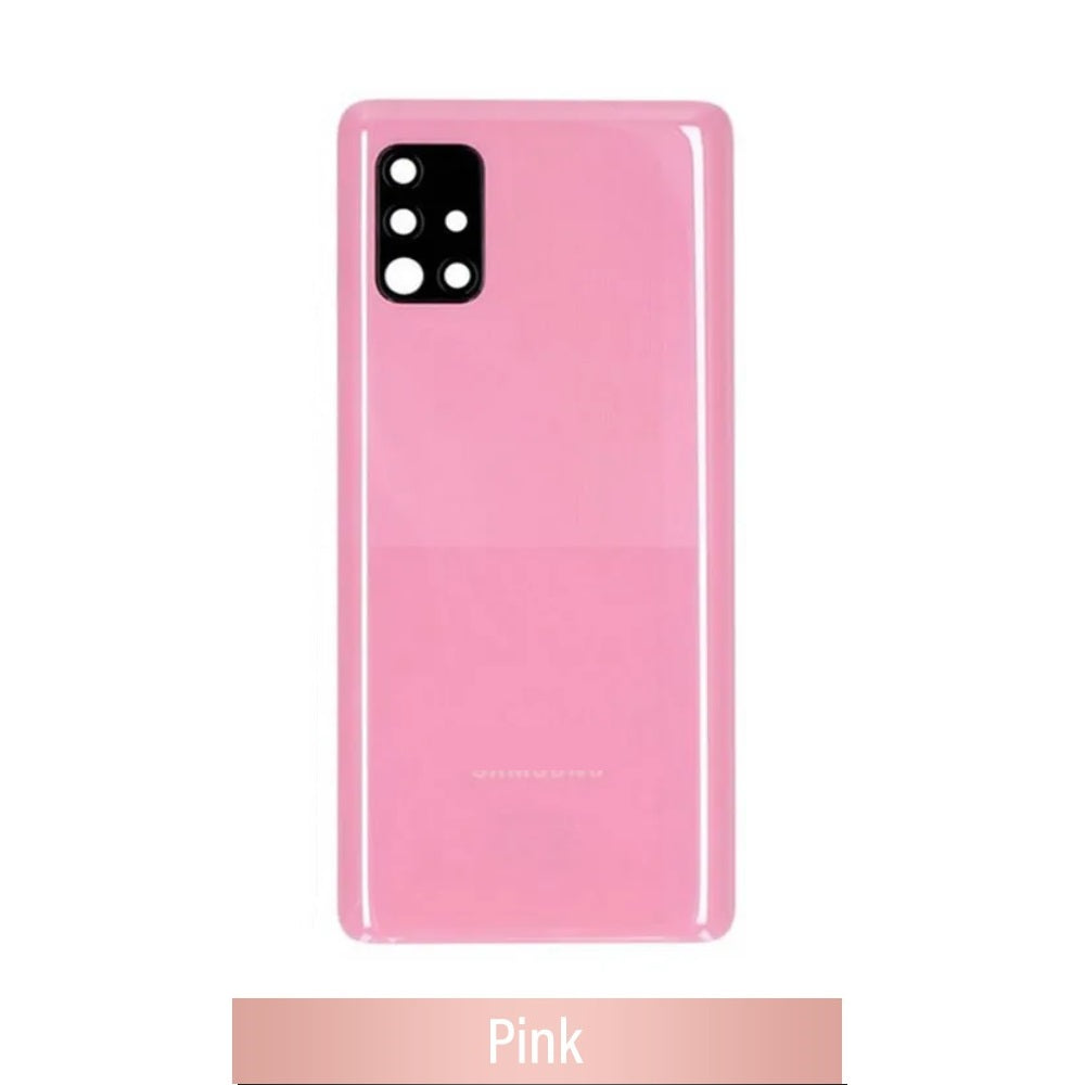 Rear Cover Glass For Samsung Galaxy A51 5G A516- Pink