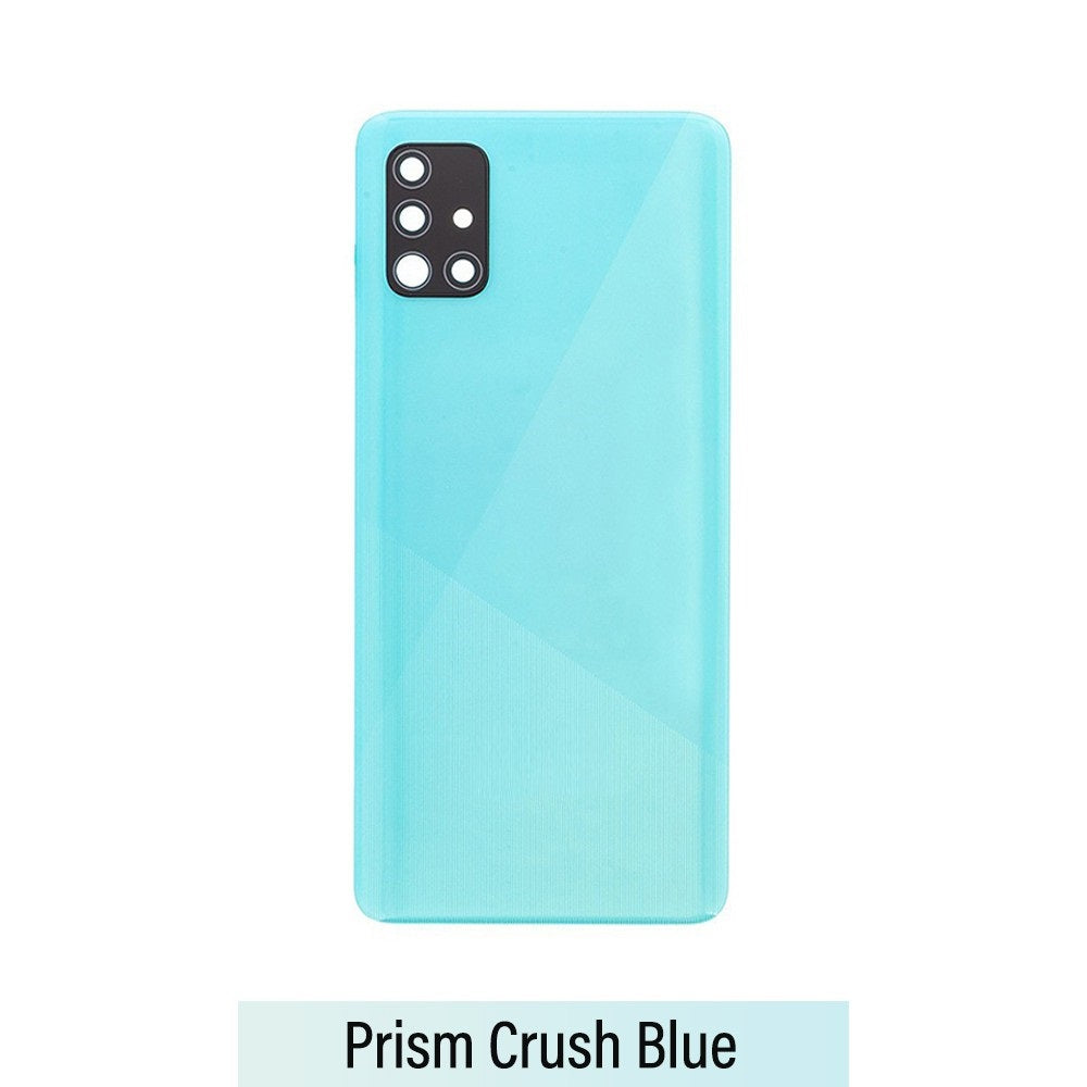 Rear Cover Glass For Samsung Galaxy A51 A515-Prism Crush Blue