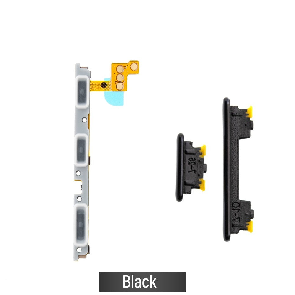 Power & Volume Flex and Button set for Samsung Galaxy A53 5G A536B-Black