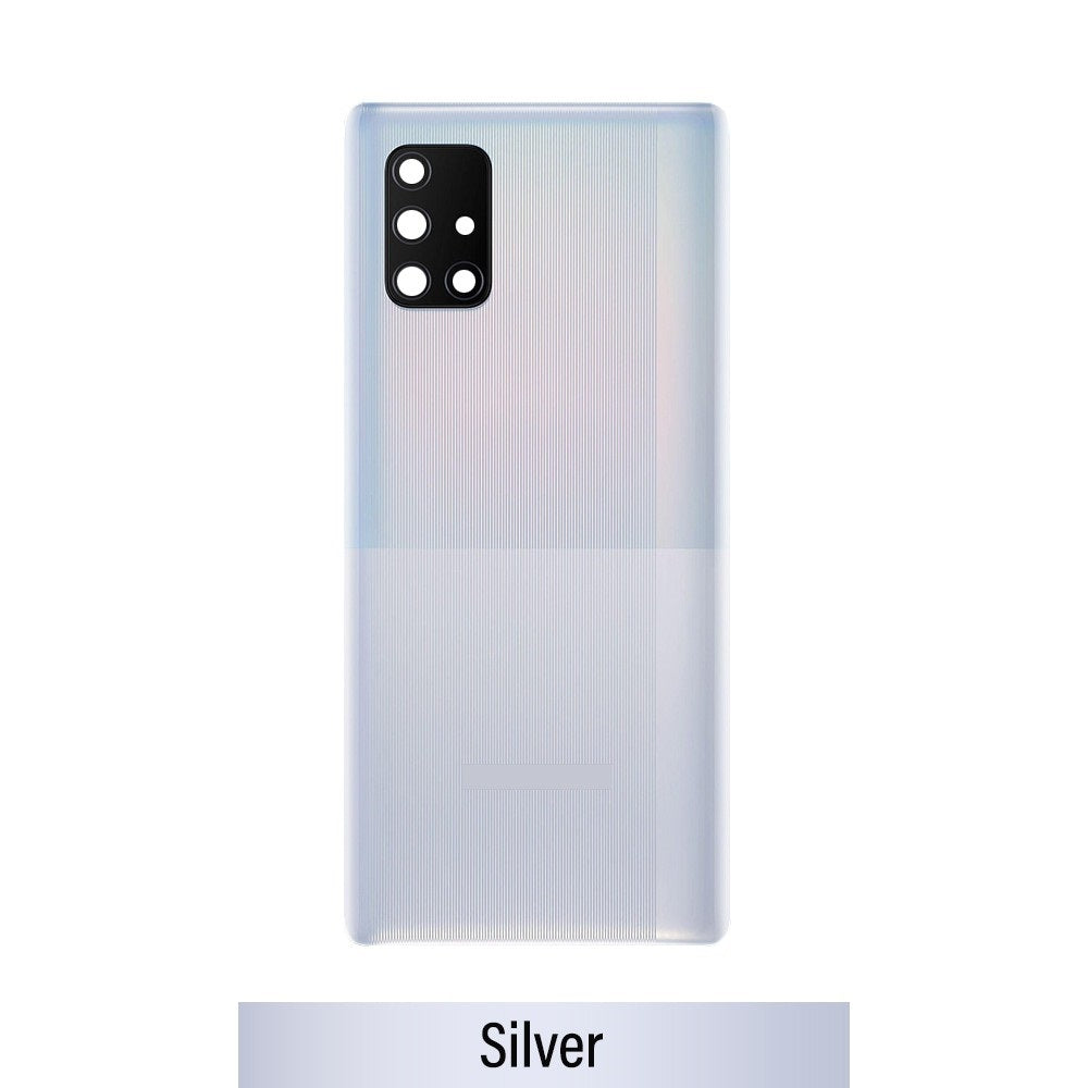 Rear Cover Glass For Samsung Galaxy A71 5G A716-Silver
