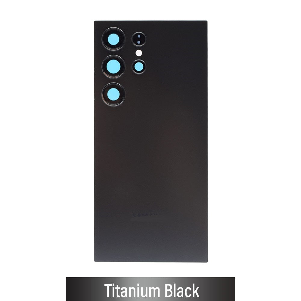 Rear Cover Glass For Samsung Galaxy S24 Ultra-Titanium Black