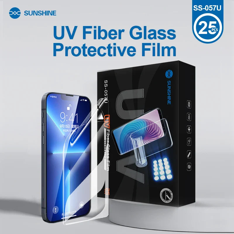 Nano Glass Fibre Film with Solid UV (25 PCS/Box) SUNSHINE 057U