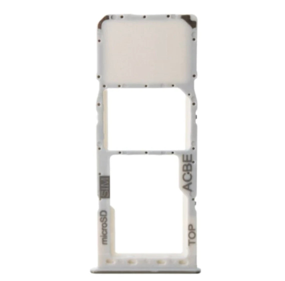 Single SIM Card Tray for Samsung Galaxy A12 A125F-White