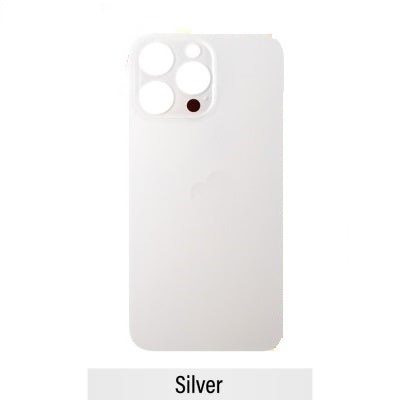 Rear Glass Replacement for iPhone 14 Pro (Camera Frame Aseembly by Factory)-Silver