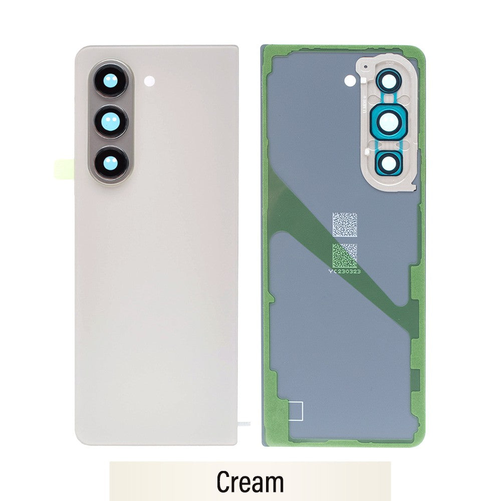 Rear Cover Glass For Samsung Galaxy Z Fold5 5G F946B-Cream
