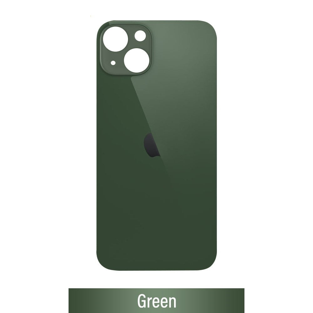 Rear Glass Replacement for iPhone 13 (Camera Frame Aseembly by Factory)- Green