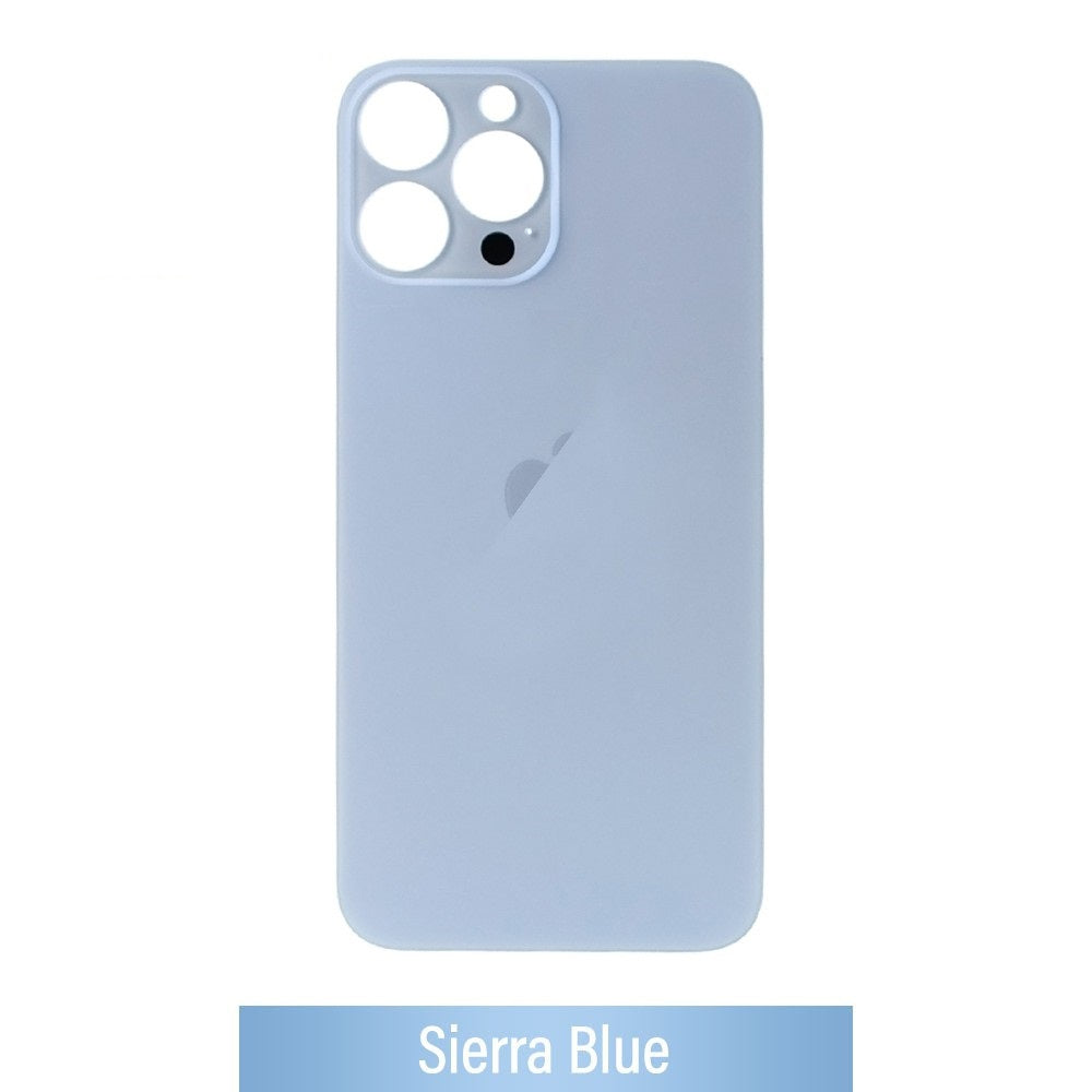 Rear Glass Replacement for iPhone 13 Pro Max (Camera Frame Aseembly by Factory)- Sierra Blue
