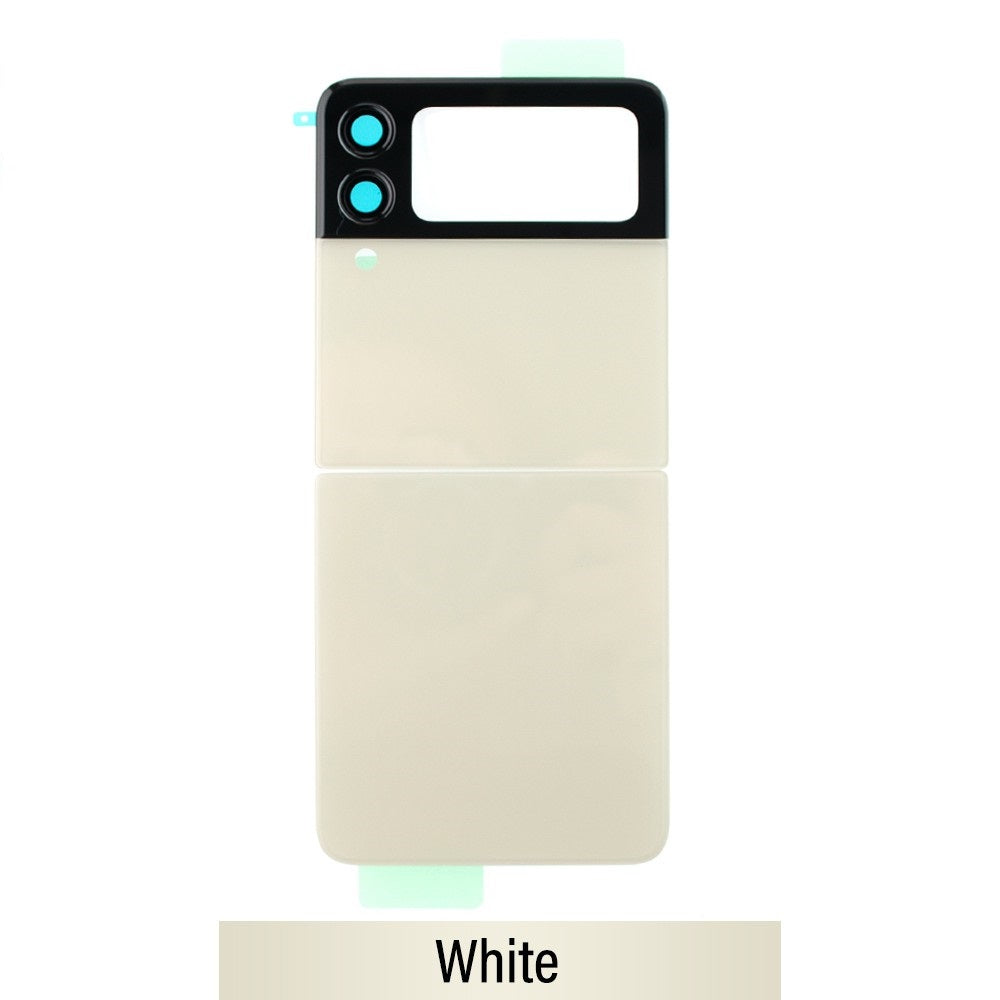 Rear Cover Glass For Samsung Galaxy Z Flip3 5G F711B-White