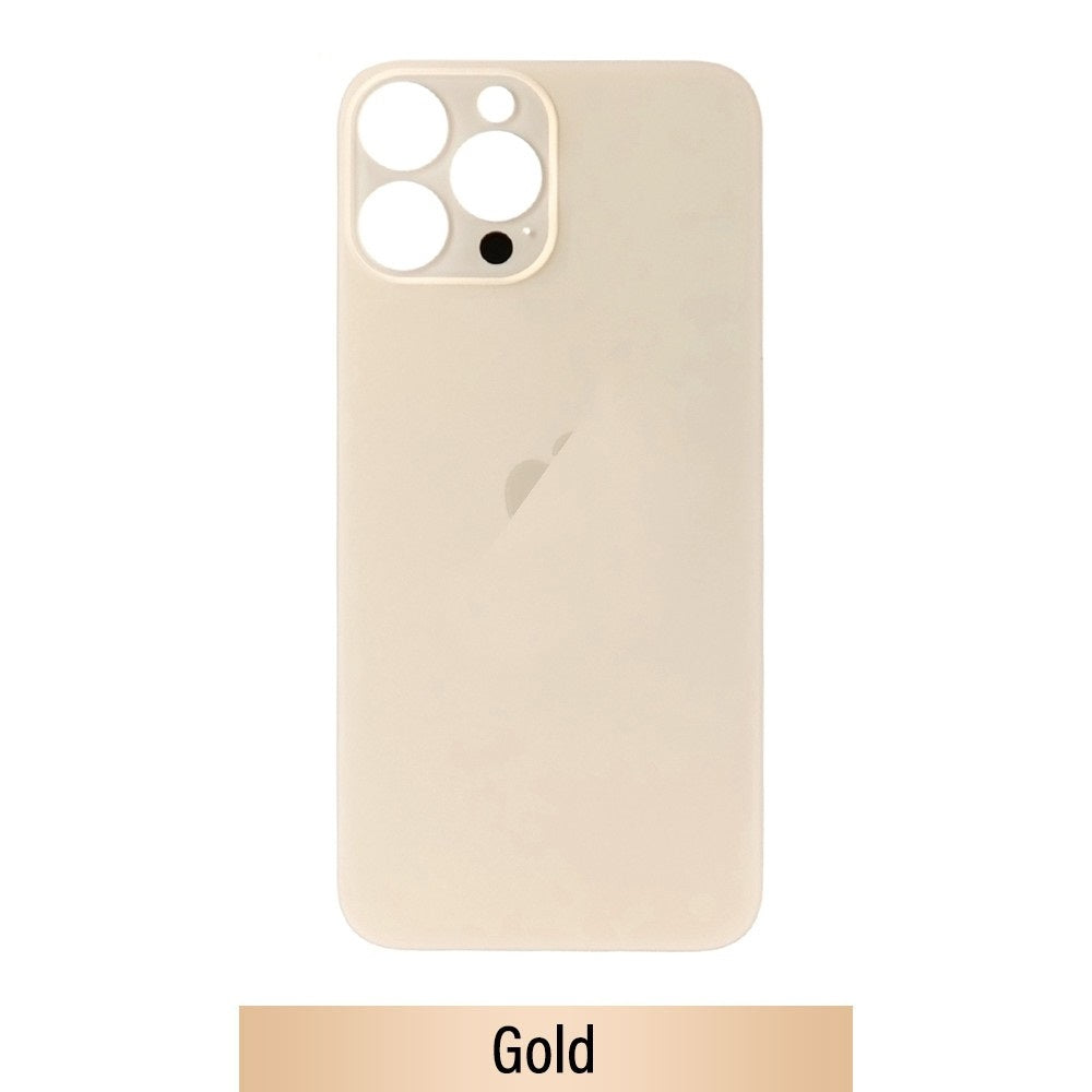 Rear Glass Replacement for iPhone 13 Pro Max (Camera Frame Aseembly by Factory)- Gold
