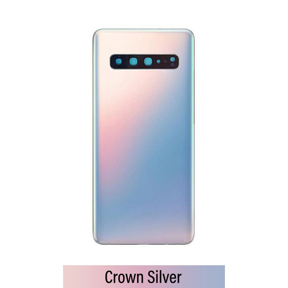 Back Glass Silver for Samsung S10 5G