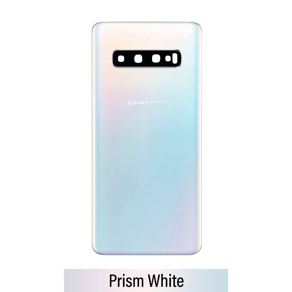 Back Glass White for Samsung S10