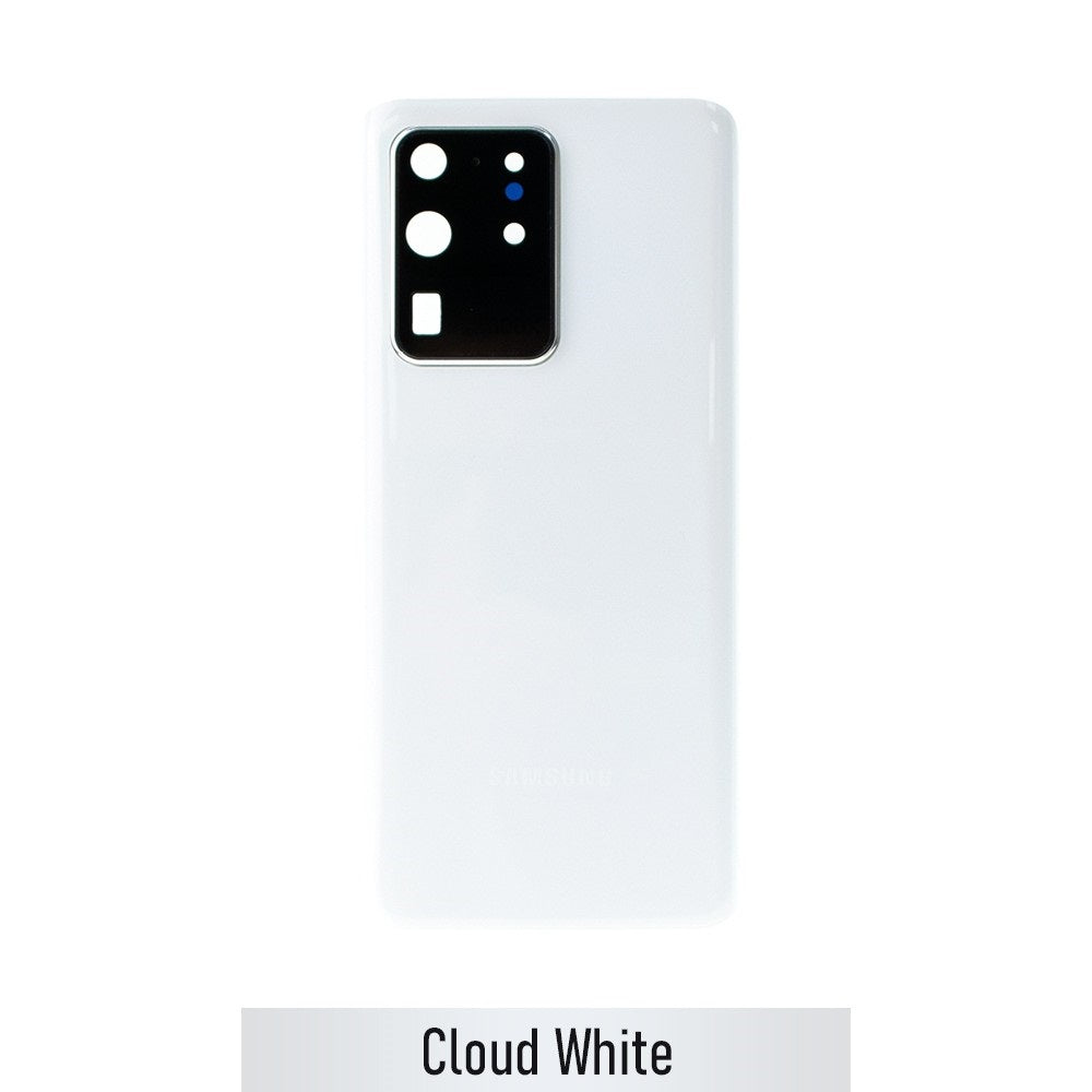Back Glass White for Samsung S20 Ultra 5G