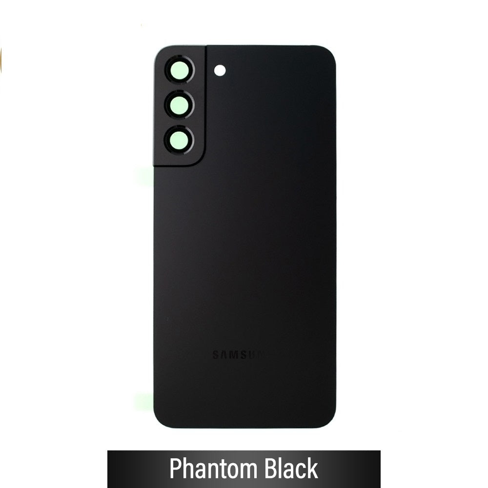 Back Glass Black for Samsung S22 Plus