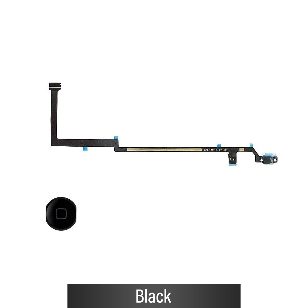 Home button with Flex Cable for iPad Air 1-Black