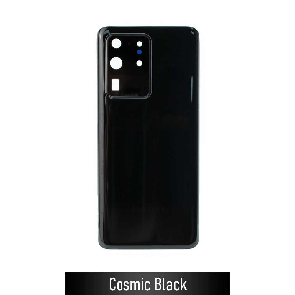 Back Glass Black for Samsung S20 Ultra