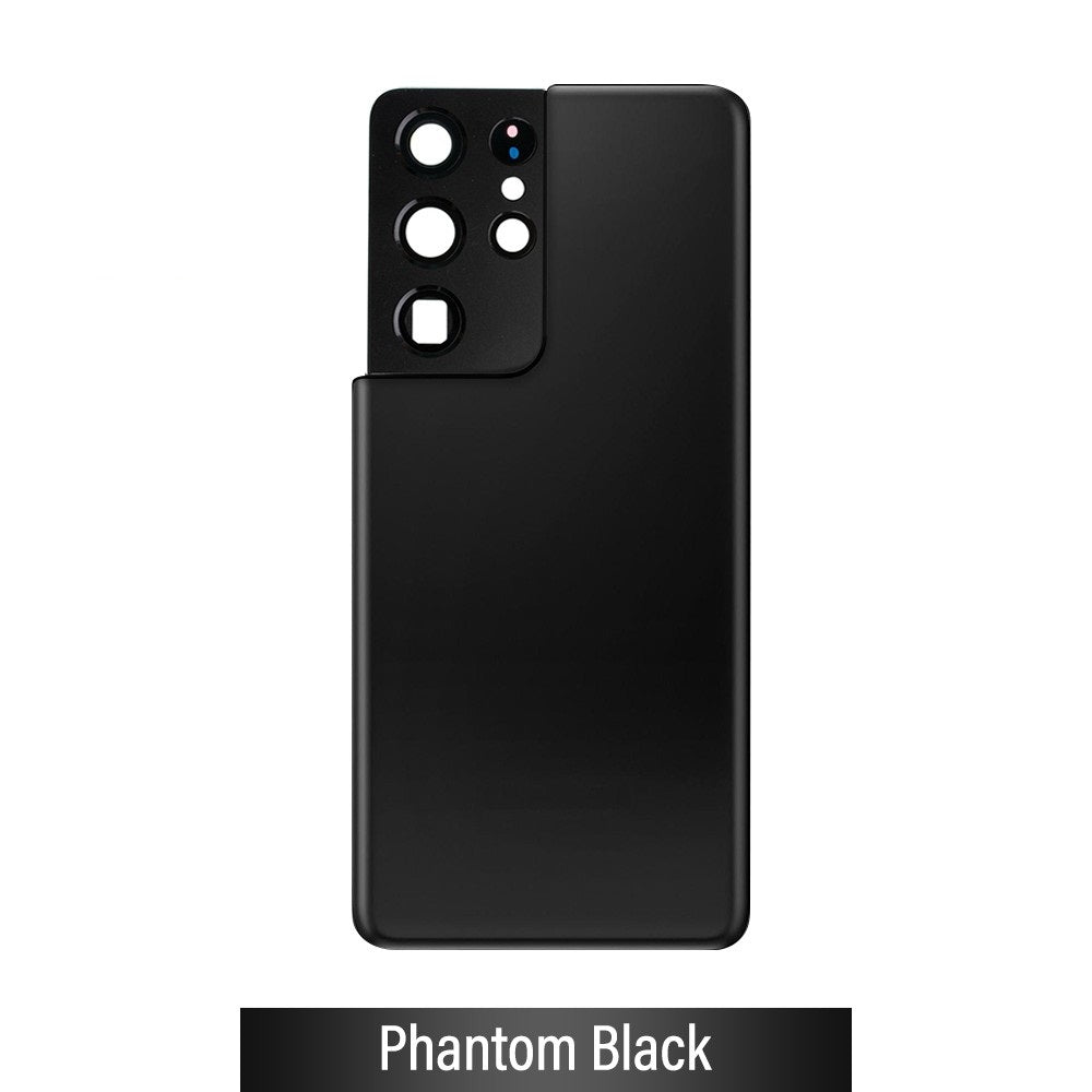 Back Glass Black for Samsung S21 Ultra