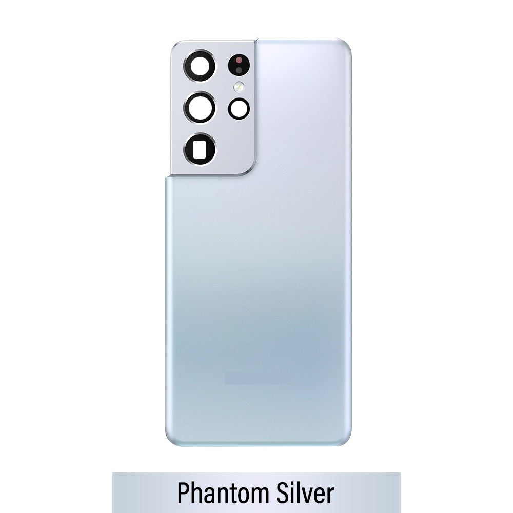Back Glass Silver for Samsung S21 Ultra