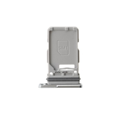 Single SIM Card Tray for Samsung Galaxy S21 5G G991-Phantom White