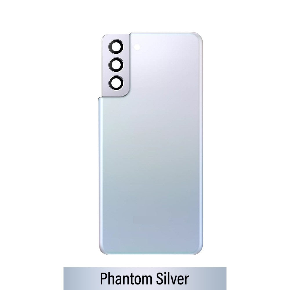 Back Glass Silver for Samsung S21 Plus